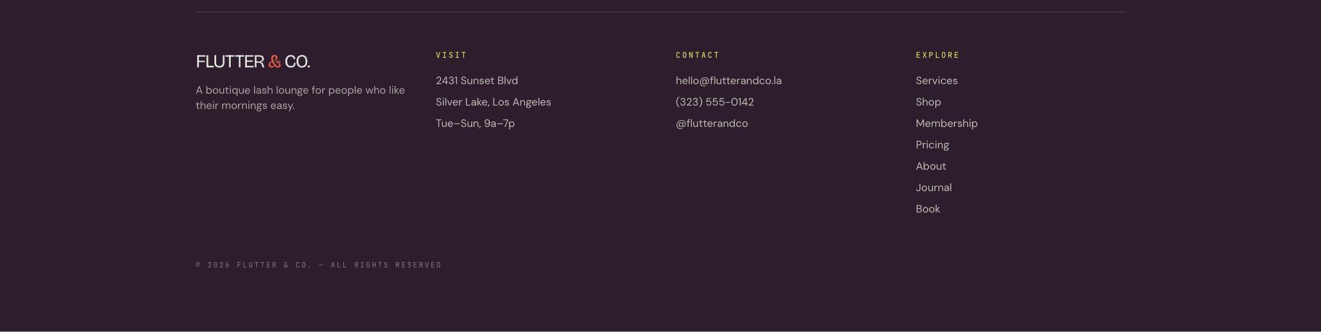 Home page screenshot (part 3 of 3)