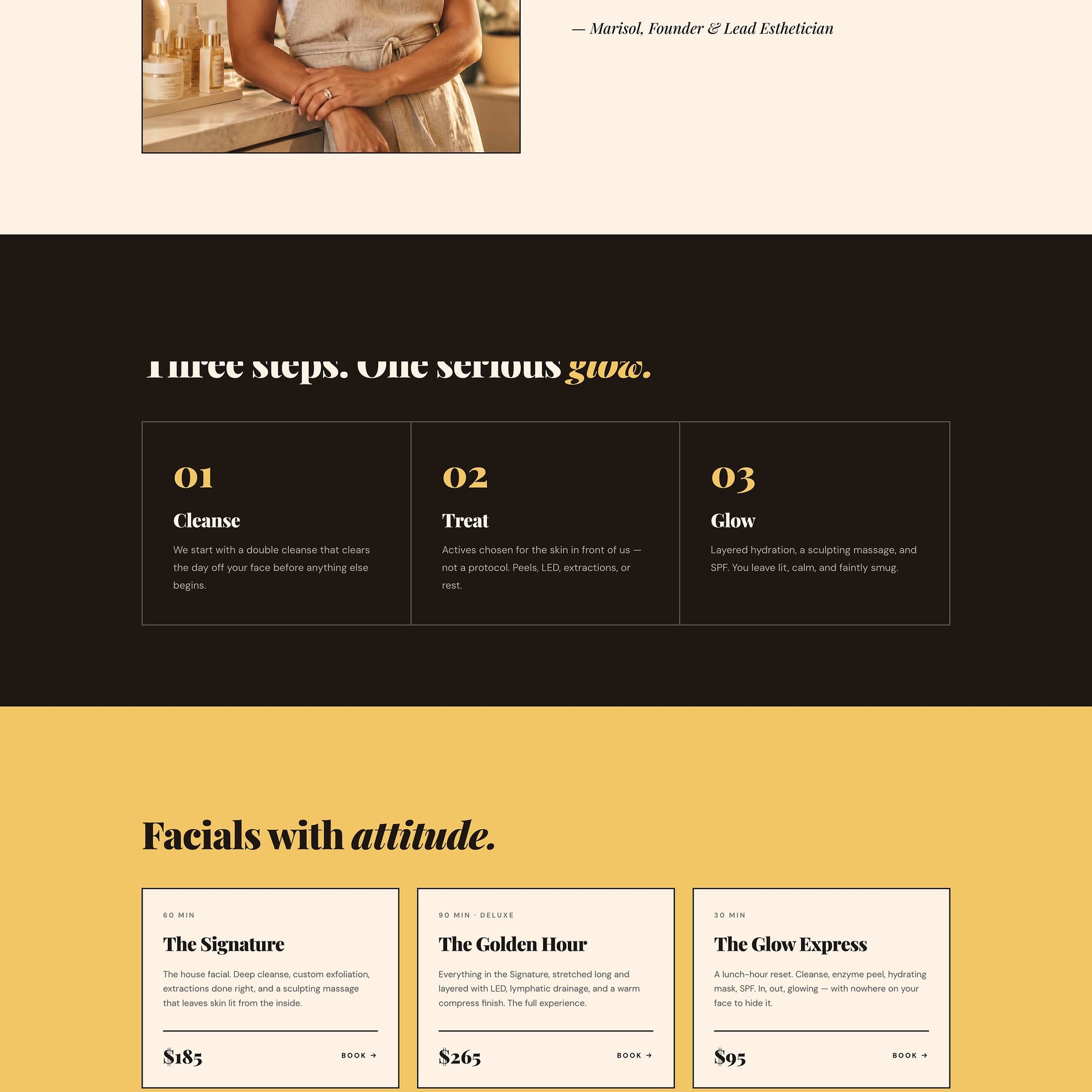 Home page screenshot (part 2 of 6)