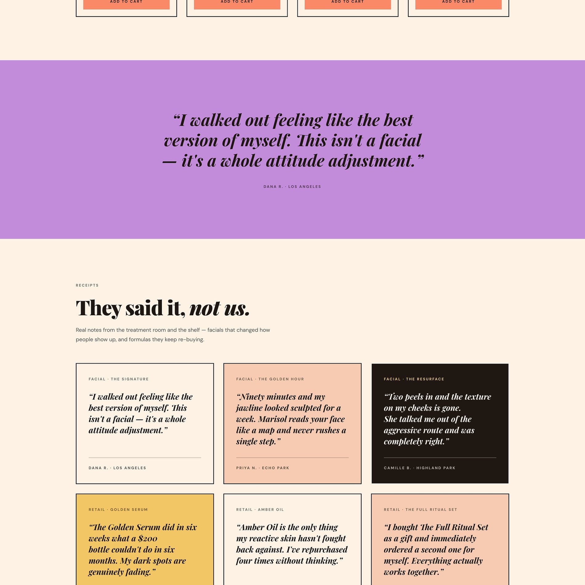 Home page screenshot (part 4 of 6)