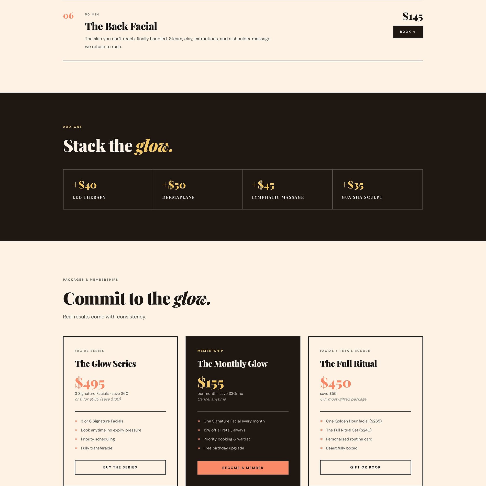 Golden Hour — A menu with a point of view (part 2 of 4)