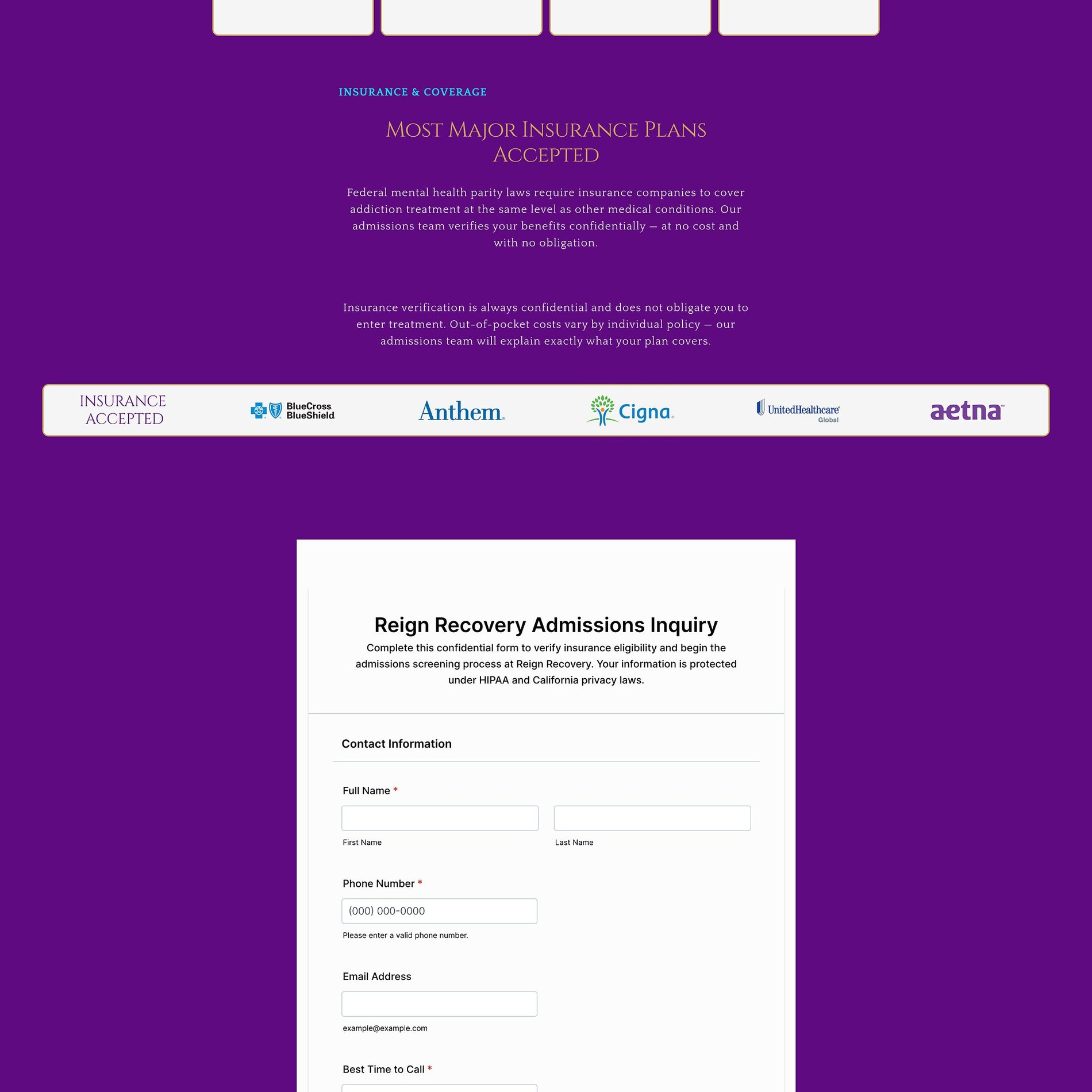 Reign Recovery — The hardest call, made easier (part 2 of 4)
