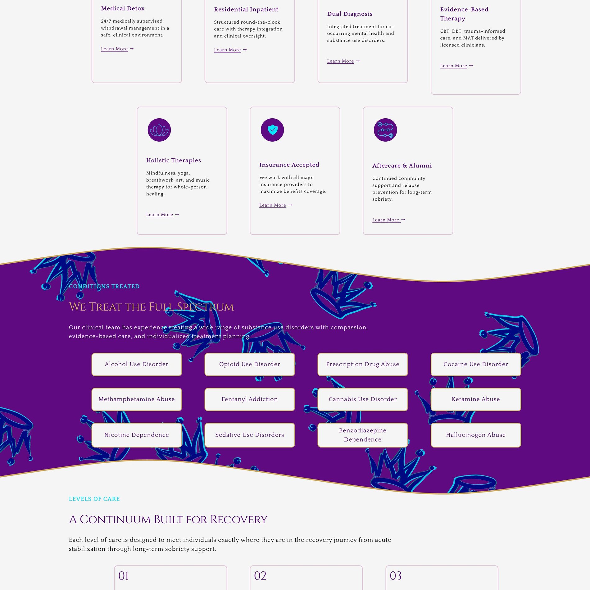 Home page screenshot (part 2 of 5)