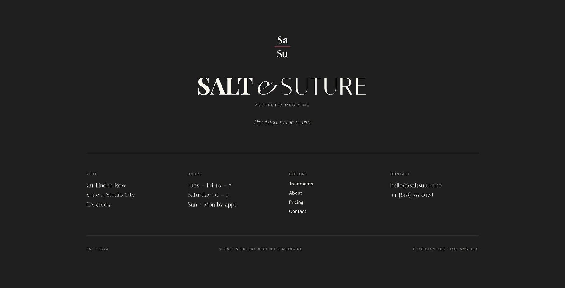 Salt & Suture — One unhurried next step (part 2 of 2)