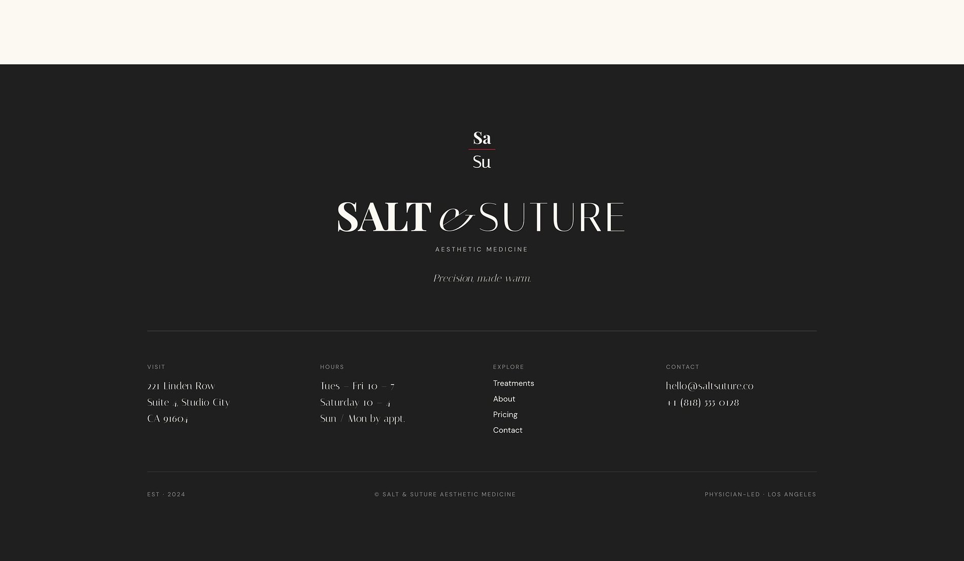 Home page screenshot (part 4 of 4)