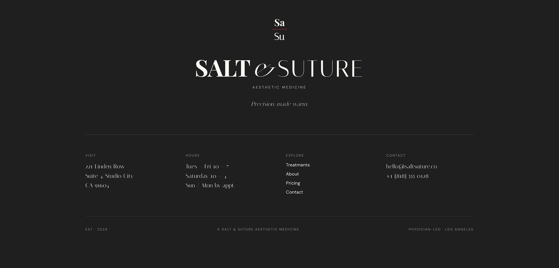 Salt & Suture — Pricing without the mystery (part 4 of 4)